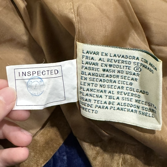 Vintage St. John's Bay Washable Suede Jacket Coat Brown Leather Women's Medium M - Picture 11 of 12